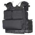Black Tactical Vest Pouch Bag Zip-On Panel Pack